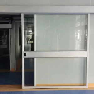 Automatic Aluminum Frame Glass Panel Sliding Door for Clean Rooms
