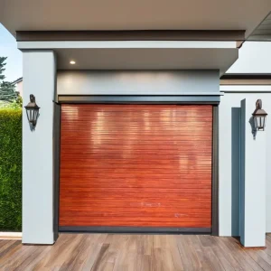 Automatic Aluminum Rolling Shutter Garage Door for Villa Security