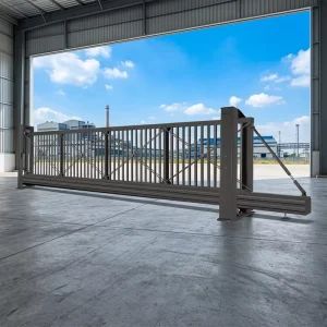Automatic Aluminum Sliding Cantilever Gate for Outdoor Villa, Wall, and Industrial Use