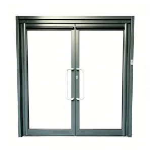 Automatic Aluminum Tempered Glass Sliding or Swing Entrance Door for Hotels Offices Stores and Shopping Malls with Sensor Controller