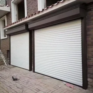 Automatic Anti-Theft Aluminum Alloy Roll-Up Garage Door for Villa
