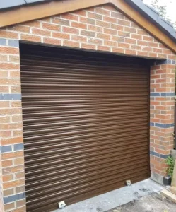 Automatic Black Aluminum Sectional Garage Door for Villa