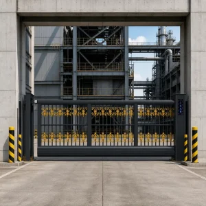 Automatic Cantilever Suspended Electric Sliding Gate for Industrial Factory Entrance