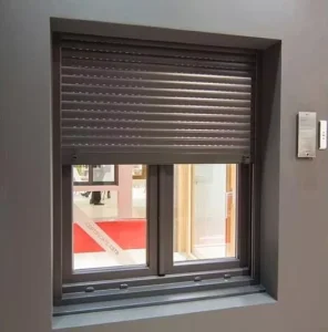 Automatic Commercial Aluminium Alloy Slat Roll-Up Shutter Door and Window