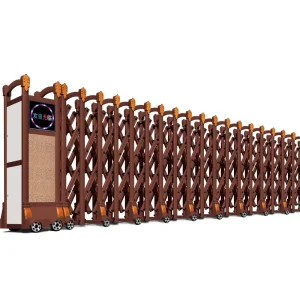 Automatic Electric Aluminum Alloy Retractable Sliding Gate for Schools, Hotels, and Office Buildings