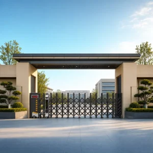 Automatic Electric Aluminum and Stainless Steel Telescopic Retractable Gate with Remote Control