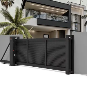 Automatic Electric Cantilever Sliding Gate, Aluminum, for Villas, Courtyards and Outdoor Use