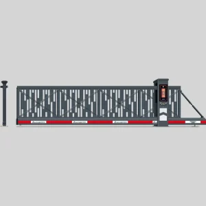 Automatic Electric Cantilever Sliding Gate for Villa Park Main Entrance