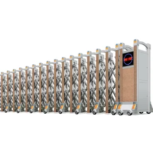 Automatic Electric Control Stainless Steel Retractable Sliding Gate for Apartment and Park Security Entrances