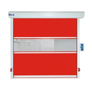 Automatic Electric PVC High-Speed Roll-Up Industrial Garage Door for Factory and Workshop