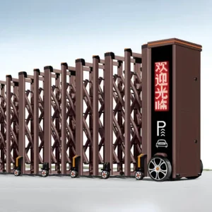 Automatic Electric Retractable Aluminum Sliding Driveway Gate, Stainless Steel