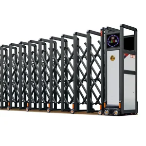 Automatic Electric Retractable Collapsible Gate for Factory and School
