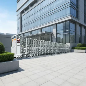 Automatic Electric Retractable Collapsible Security Gate for Estates