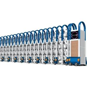 Automatic Electric Retractable Security Sliding Gate, Stainless Steel, for Companies, Schools, and Factories