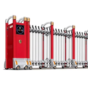 Automatic Electric Retractable Sliding Security Gate for Industrial, Commercial, Garage, and Villa Use