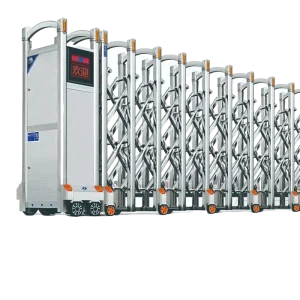Automatic Electric Retractable Trackless Folding Gate for Villa, Industrial, Hotel, Driveway, or Warehouse