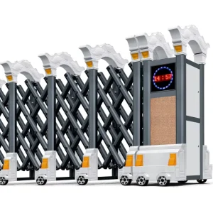 Automatic Electric Sliding Aluminum Alloy Telescopic Gate for Driveway and Villa Courtyard