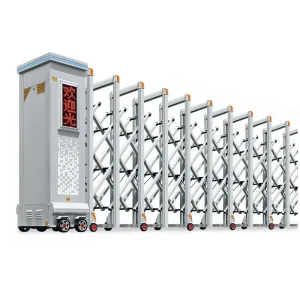 Automatic Electric Stainless Steel Retractable Folding Security Gate for Driveways and Entrances