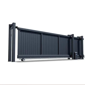 Automatic Electric Suspension Cantilever Sliding Gate, Touchless Floating Door for Office Building Security