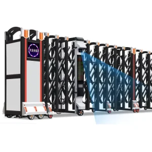 Automatic Electric Telescopic Folding Gate for Factory Entrance