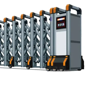 Automatic Electric Telescopic Sliding Gate with Remote Anti-Theft Control for Industrial Use