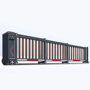 Automatic Electric Telescopic Sliding Security Enclosure Gate for Commercial and Industrial Use