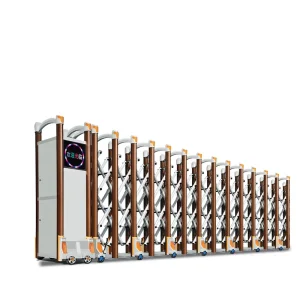 Automatic Expandable Accordion Telescopic Sliding Gate for Warehouse Driveway Security
