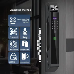 Automatic Face Recognition Fingerprint Lock with App Remote Control for Home Security