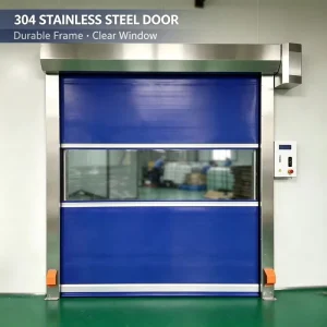 Automatic Fast-Speed PVC Galvanized Steel Roll-Up Door for Warehouse and Workshop