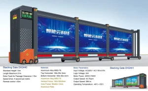 Automatic Heavy-Duty Electric Telescopic Security Sliding Gate