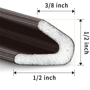 Automatic Heavy-Duty Polyurethane Weatherstrip Door Stopper for Windows and Doors