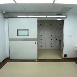 Automatic Hermetic Sliding Hospital Door with Vision Panel