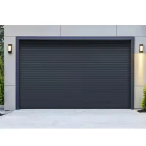Automatic High-Speed Anti-Theft Steel Aluminum Alloy Roll-Up Door for Commercial Garages and Warehouses