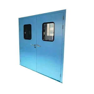 Automatic Hospital Hermetic Cleanroom Door with Glass Window