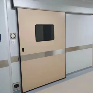 Automatic Hospital Hermetic Door with Finished Surface and Airtight Drive System for Intensive Care and Isolation Rooms