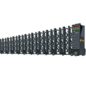 Automatic Industrial Electric Retractable Sliding Accordion Driveway Gate