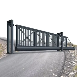 Automatic Industrial Entrance Electric Driveway Cantilever Sliding Gate for Outdoor Factory