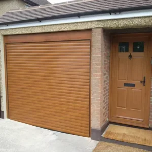 Automatic Insulated Aluminum Roller Shutter Door for Outdoor Entryways