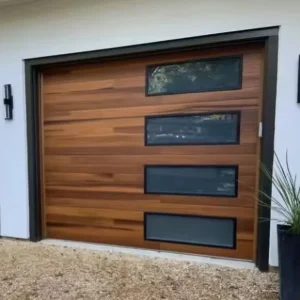 Automatic Insulated Finished-Steel Sectional Garage Door with Anti-Theft Feature