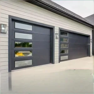 Automatic Insulated Sectional Overhead Steel Modern Home Garage Door
