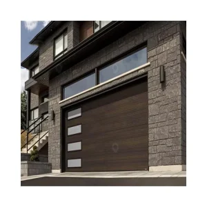 Automatic Insulated Steel-Plate Overhead Sectional Tilting Garage Door for Houses and Villas