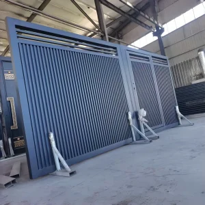 Automatic Iron Sliding Security Gate for Residential Driveway Entrance