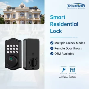 Automatic Keyless Magnetic Electronic Password Smart Security Deadbolt Door Lock for Steel and Wood Doors