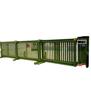 Automatic Linear Electric Segmented Telescopic Sliding Gate with Suspension