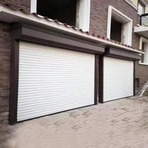 Automatic Manual Aluminum Alloy Security Roll-Up Garage Door for Garages Warehouses