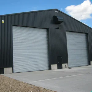 Automatic Manual Warehouse Steel Roller Shutter Garage Door for Commercial Store Exterior Entrance