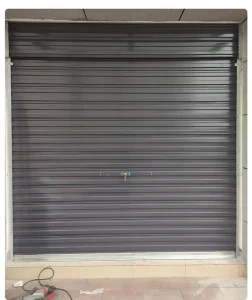 Electric High Speed Modern Design Rolling Shutter Garage Door with Panoramic Sliding and Anti-Theft Feature for Commercial Shops