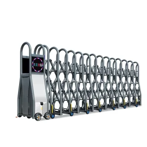 Automatic Motorized Folding Expandable Retractable Gate for Outdoor Security Entrances