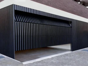 Automatic Motorized Sectional Steel Garage Door with Thermal Insulation for Warehouse, Villa, and Garage Use