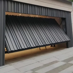 Automatic One-Piece Seamless Motorized Tilt-Up Overhead Garage Door for Villas and Houses with Custom Panel Color